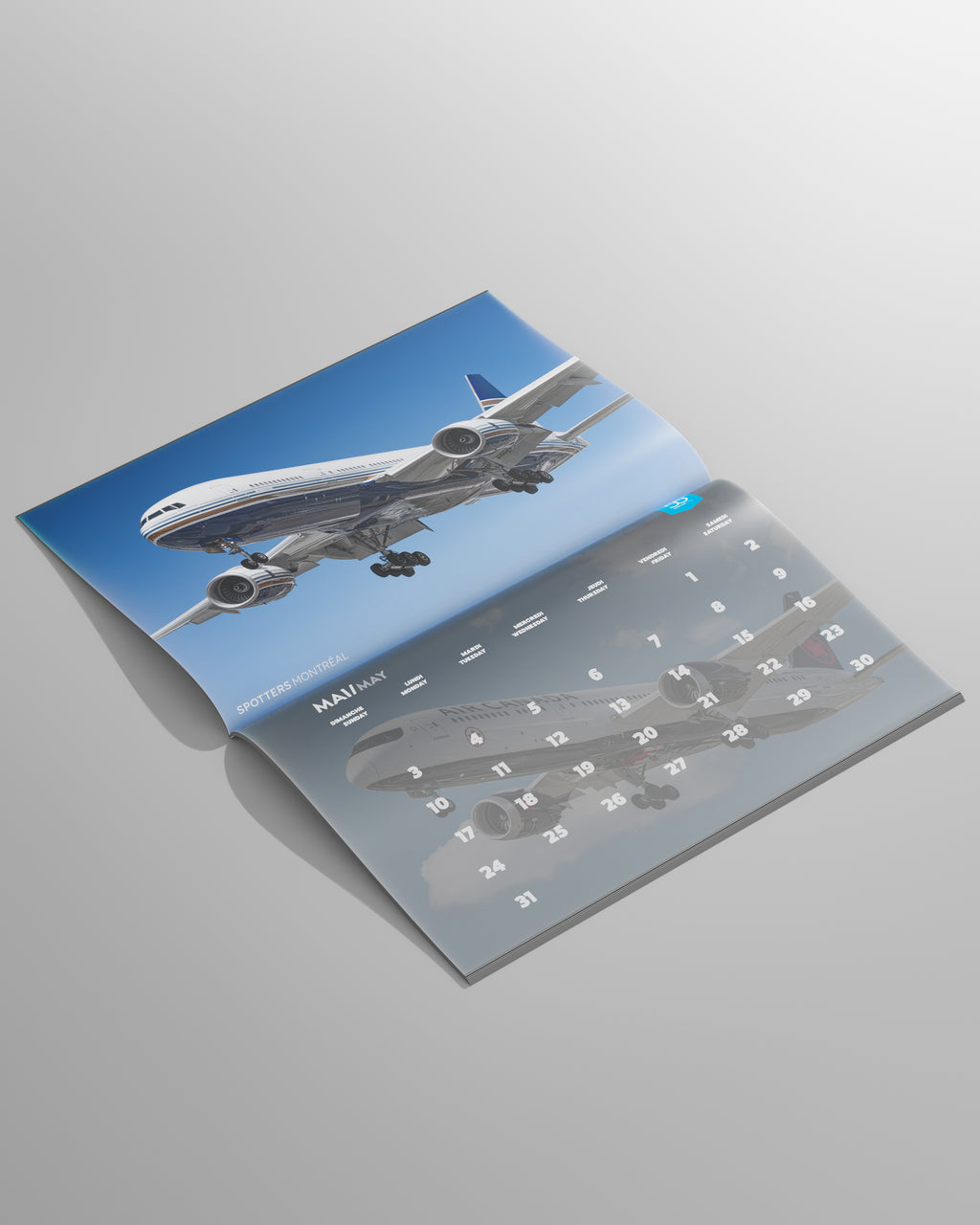 Calendrier 2026 Spotters Montréal