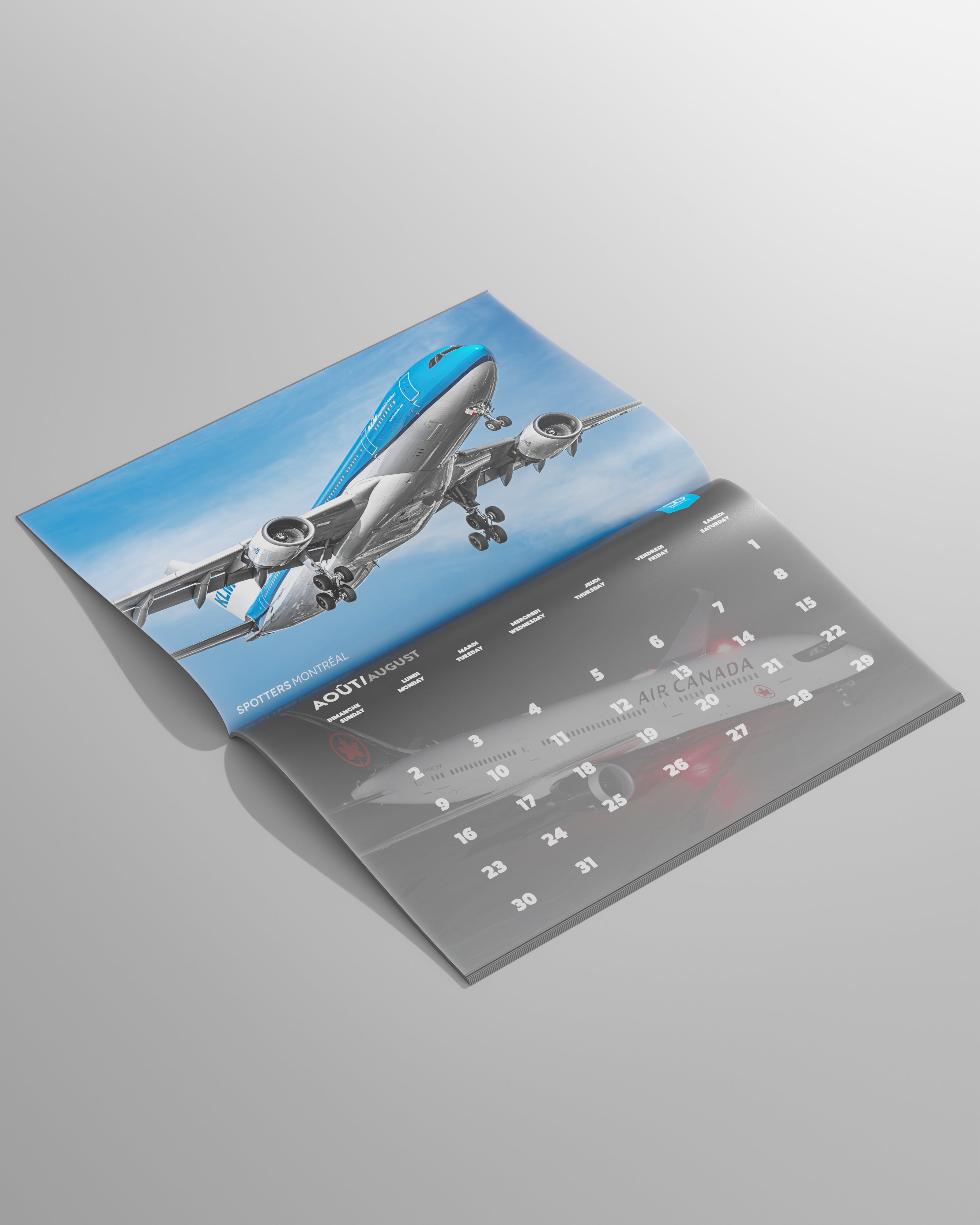 Calendrier 2026 Spotters Montréal