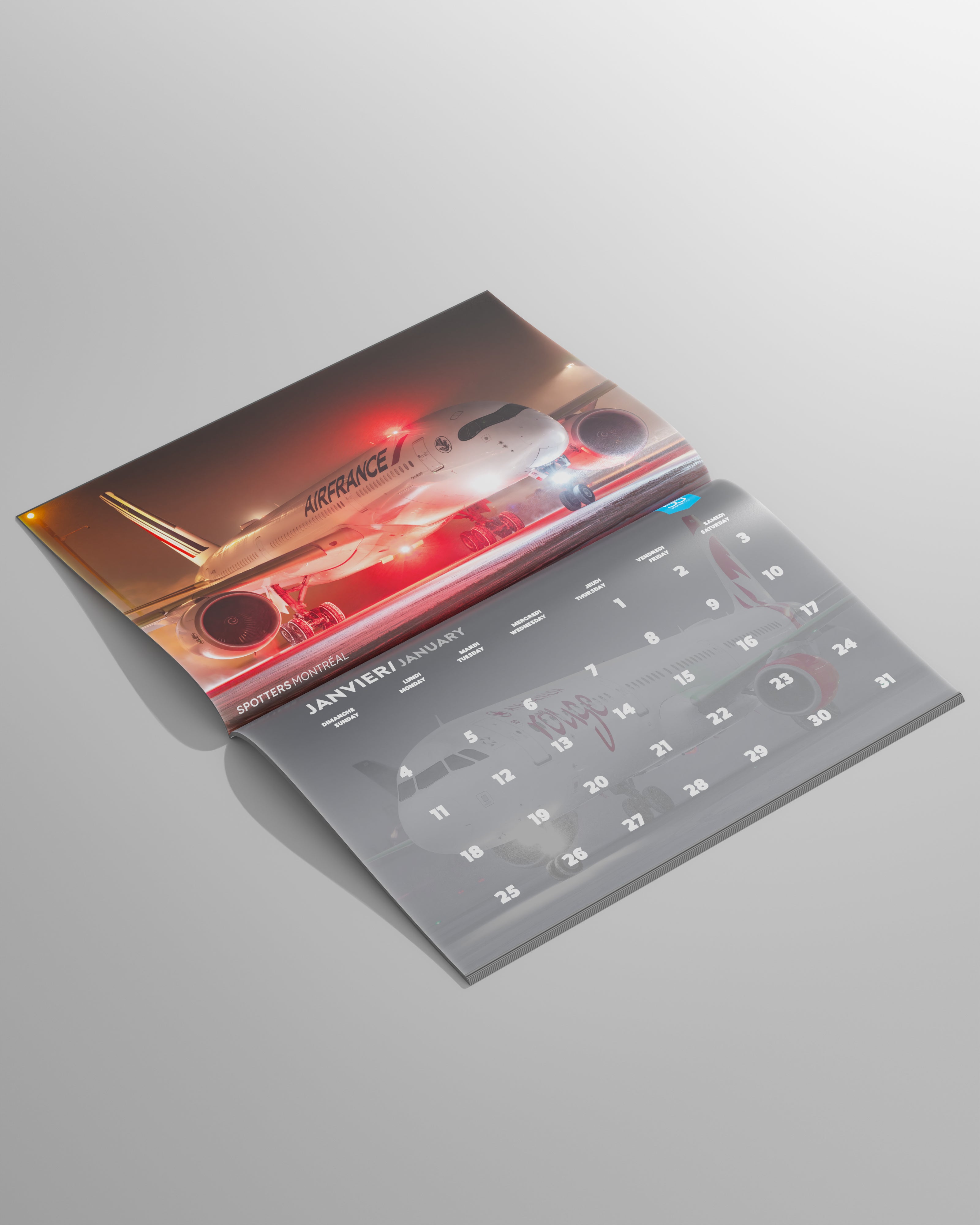 Calendrier 2026 Spotters Montréal