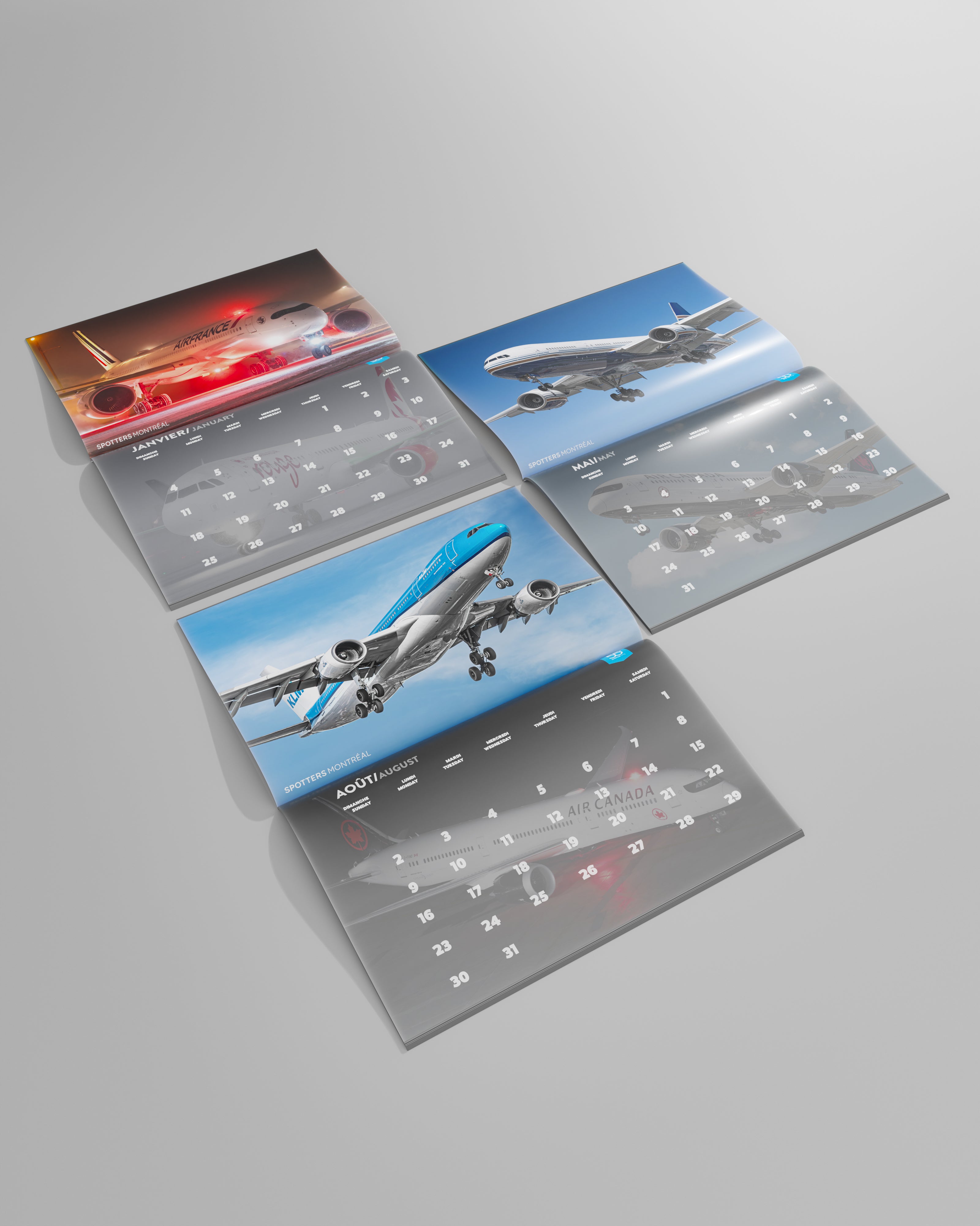 Calendrier 2026 Spotters Montréal