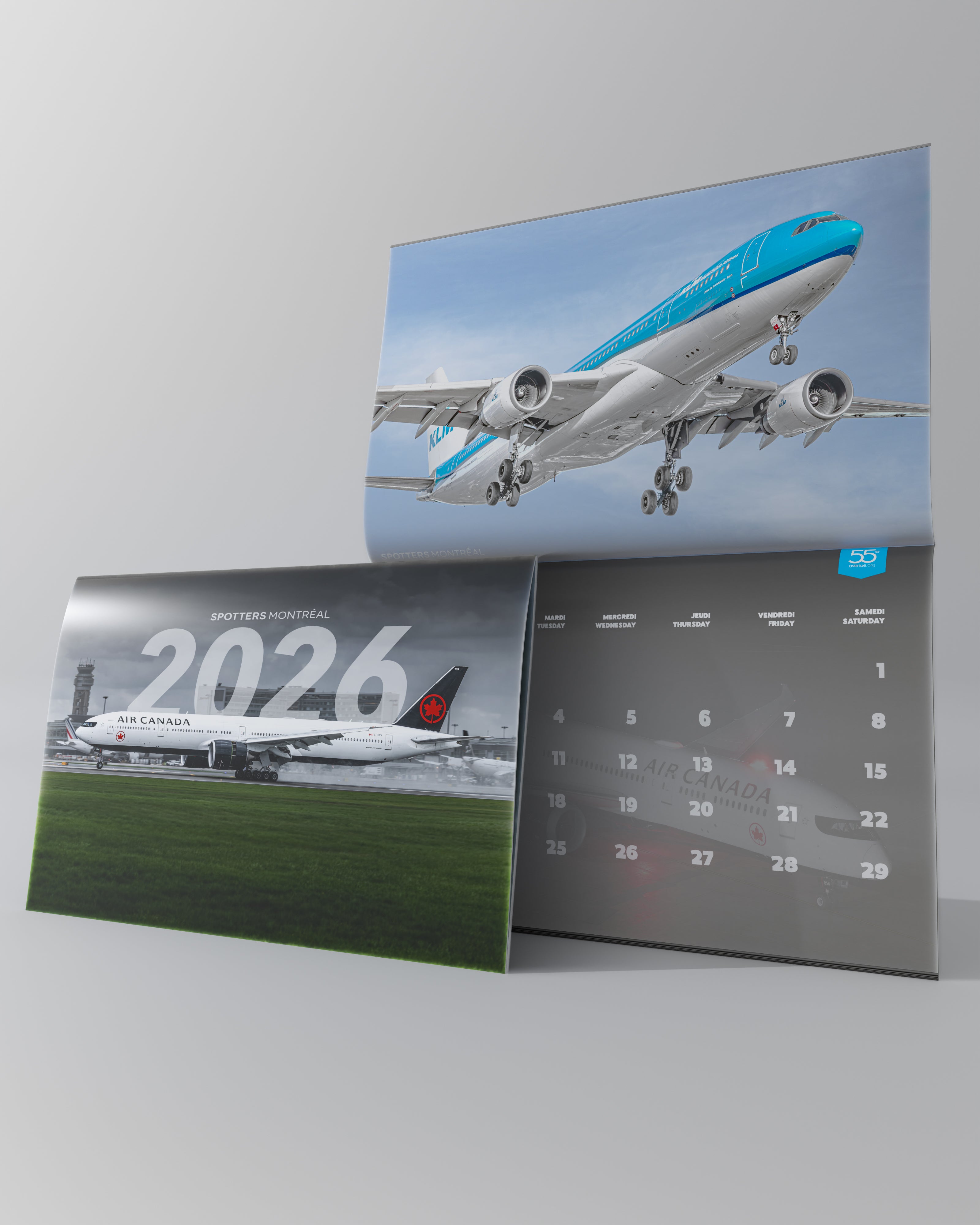 Calendrier 2026 Spotters Montréal